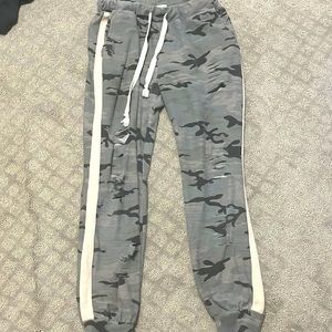 Camo Sweatpants with rips